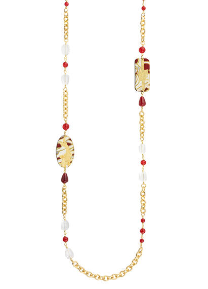 Collana Lebolina Koi Rubino - Lebole Maison